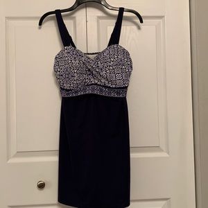 Lands’ End Swim Dress Dresskini Tankini Size 6